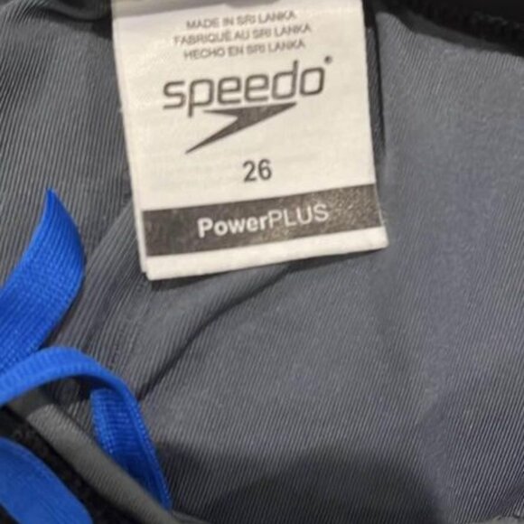 Speedo Men's Swimsuit Jammer Power Plus Sprint Splice size 26 - Picture 4 of 6